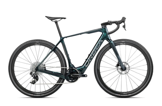 Orbea Denna M31e Carbon Gravel E-Bike, Green-Foggy Matt | Electric Bikes Brisbane