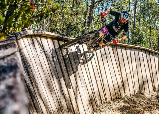 Ken West racing the Focus Sam2 6.9 eMTB at the Renegade Gravity Enduro, Stanthorpe QLD