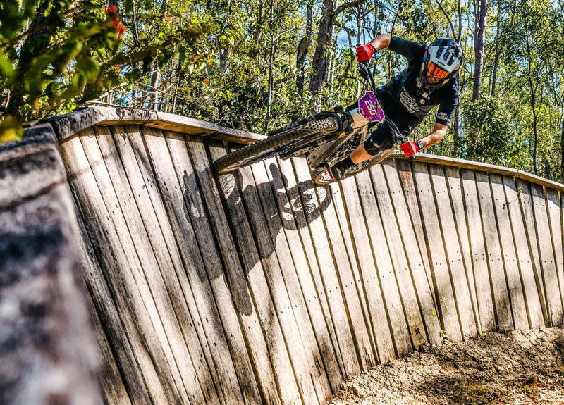 Ken West racing the Focus Sam2 6.9 eMTB at the Renegade Gravity Enduro, Stanthorpe QLD