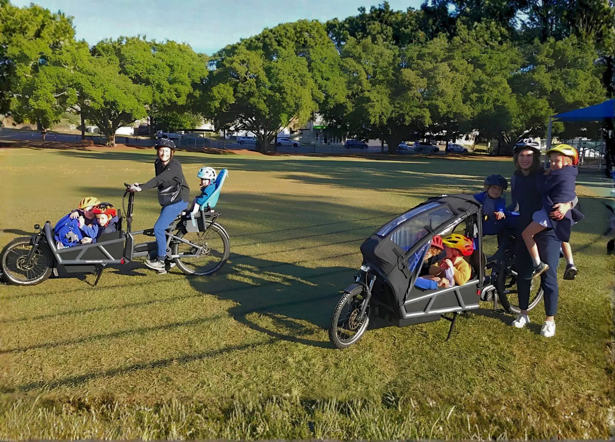 Electric Cargo Bike for the School Run in Brisbane: Two Families’ Story