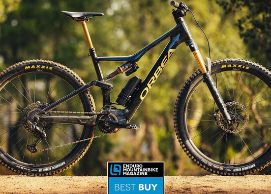 Orbea Wild FS electric mountain bike with Enduro Mountainbike Magazine Best Buy award