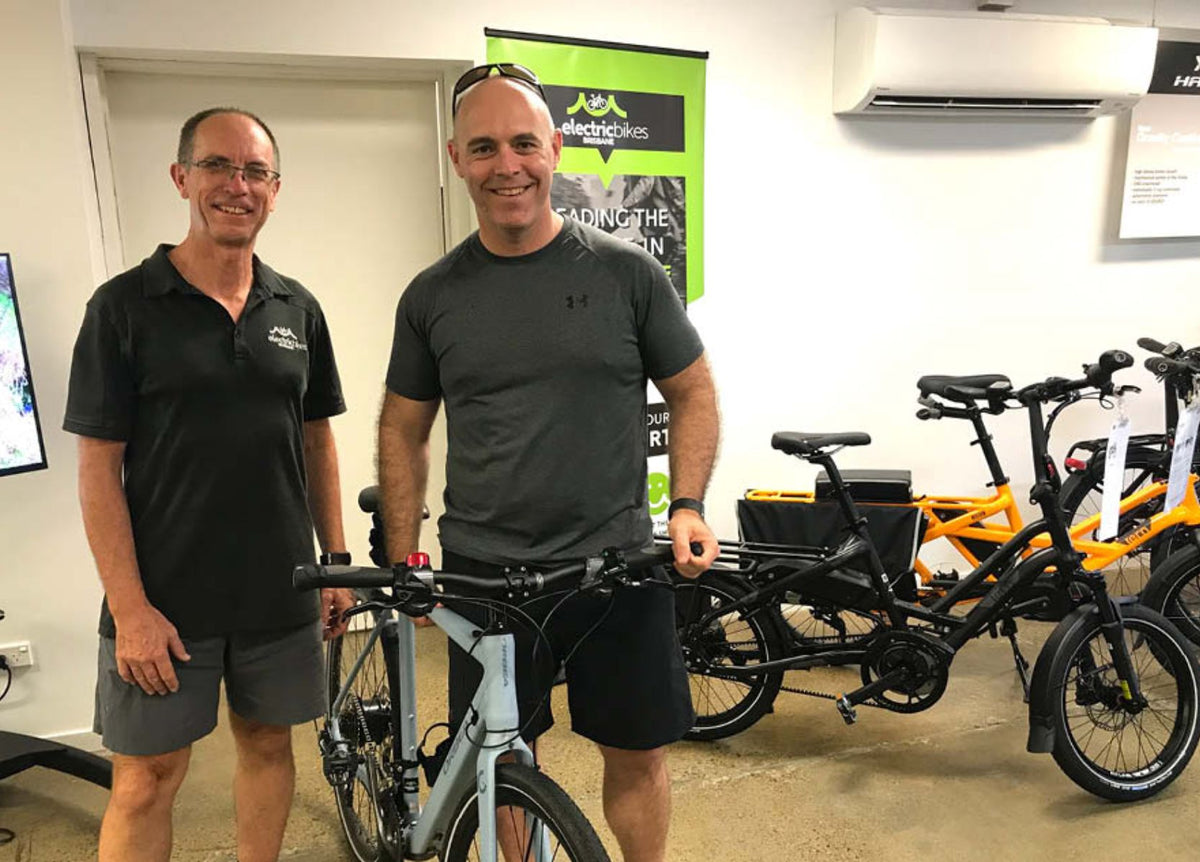 Michael with his Orbea Gain F30 ebike