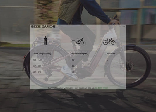EBike Frame Styles and Sizing