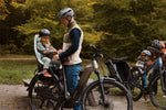 Focus Aventura2 FS 6.7 E-Bike with a cargo child seat at the back | Electric Bikes Brisbane