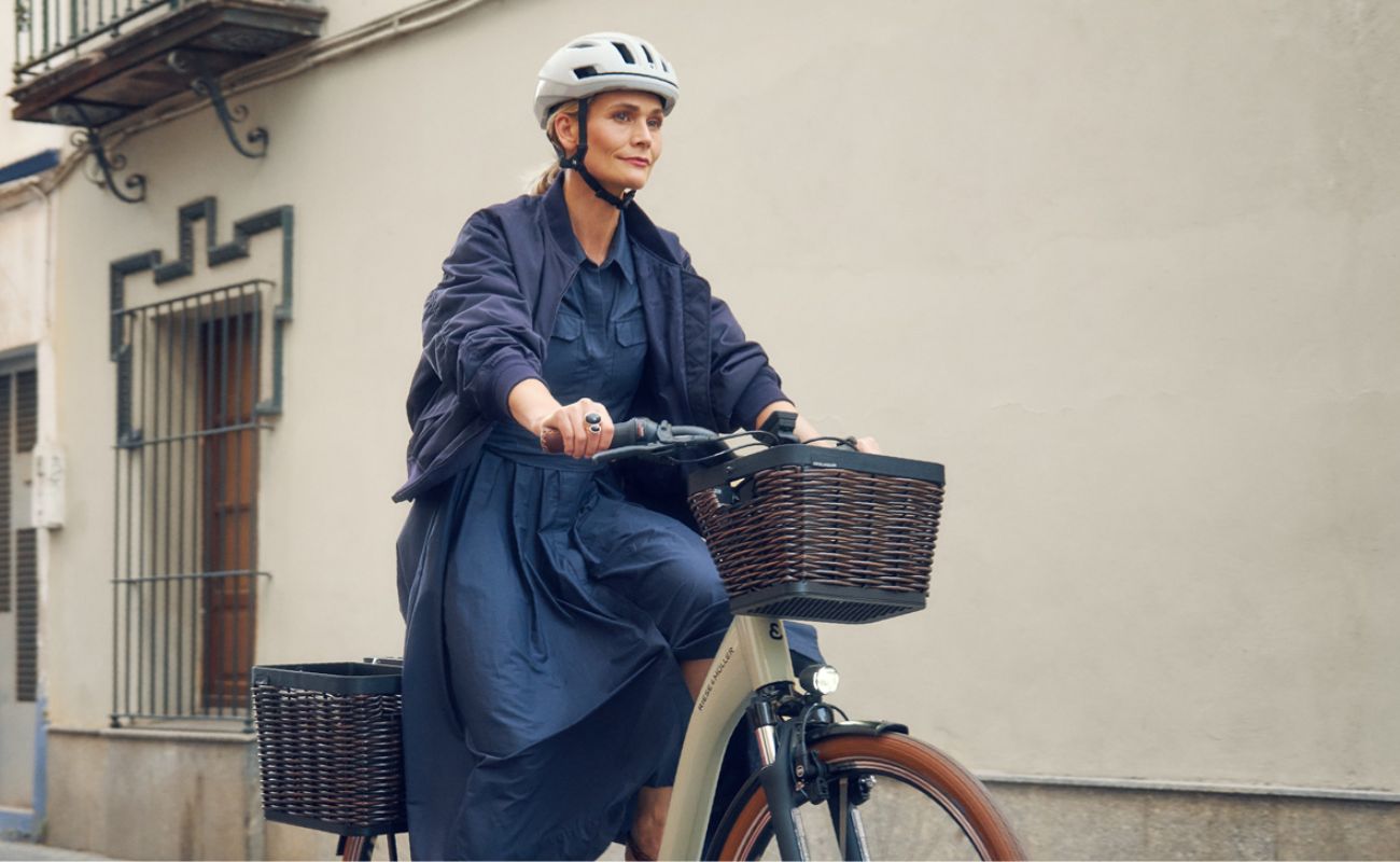 Riese & Müller Swing5 Silent rider with front and rear baskets for everyday city riding