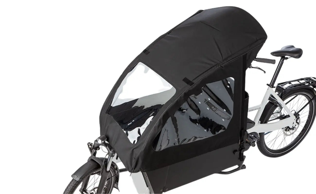 Riese & Müller Transporter2 65 Vario child cover weather protection detail