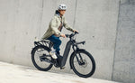 Riese & Müller Homage5 Rohloff E-Bike being ridden uphill