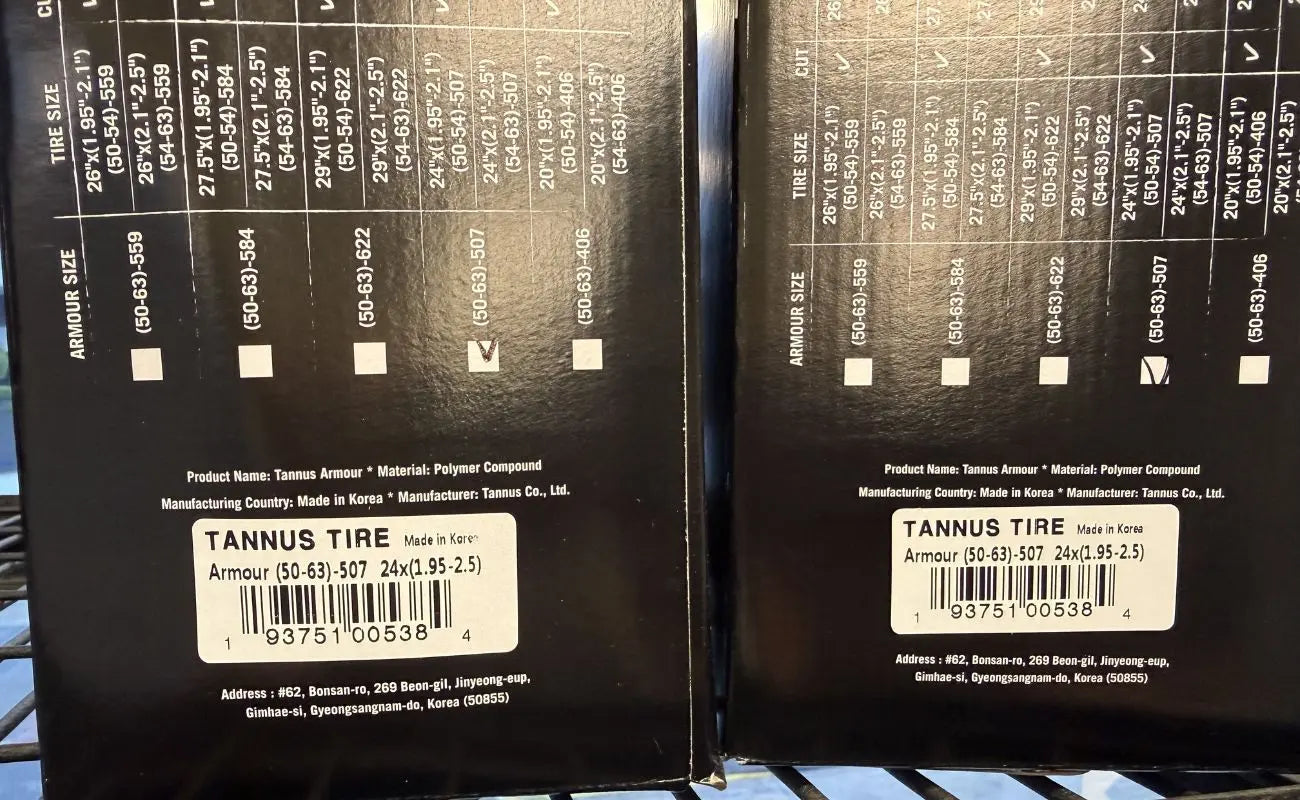 Tannus Armour Tyre Liners  Electric Bikes Brisbane