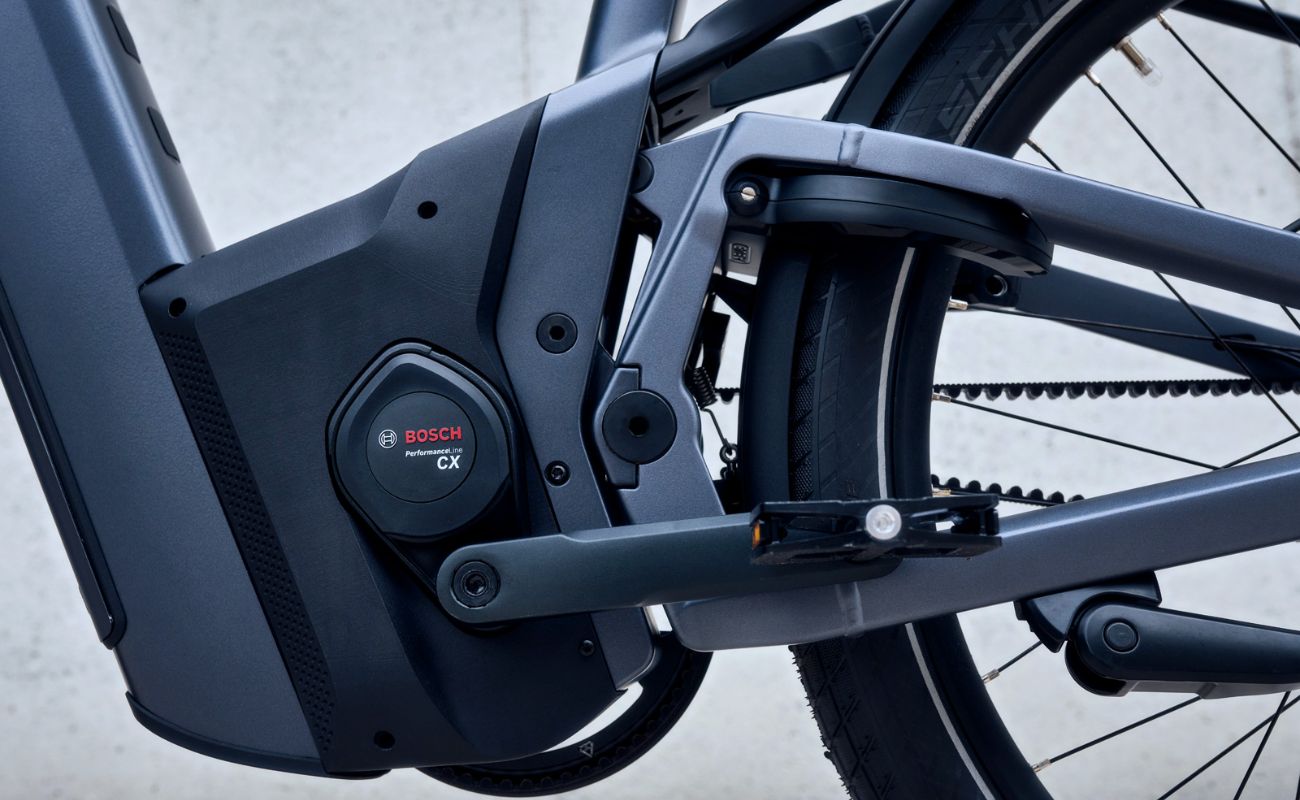 Riese & Müller Homage5 Vario Bosch Performance Line CX motor and Gates belt drive