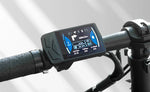 Digital display on an ADO Air 20 Pro Folding EBike  handlebar with a blurred background | Electric Bikes Brisbane