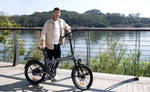 ADO Air 20 Pro Folding EBike by the river bank | Electric Bikes Brisbane