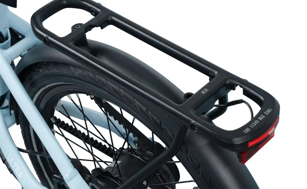 ADO Air 20 Ultra Folding EBike 2026 close up rear bike rack | Electric Bikes Brisbane