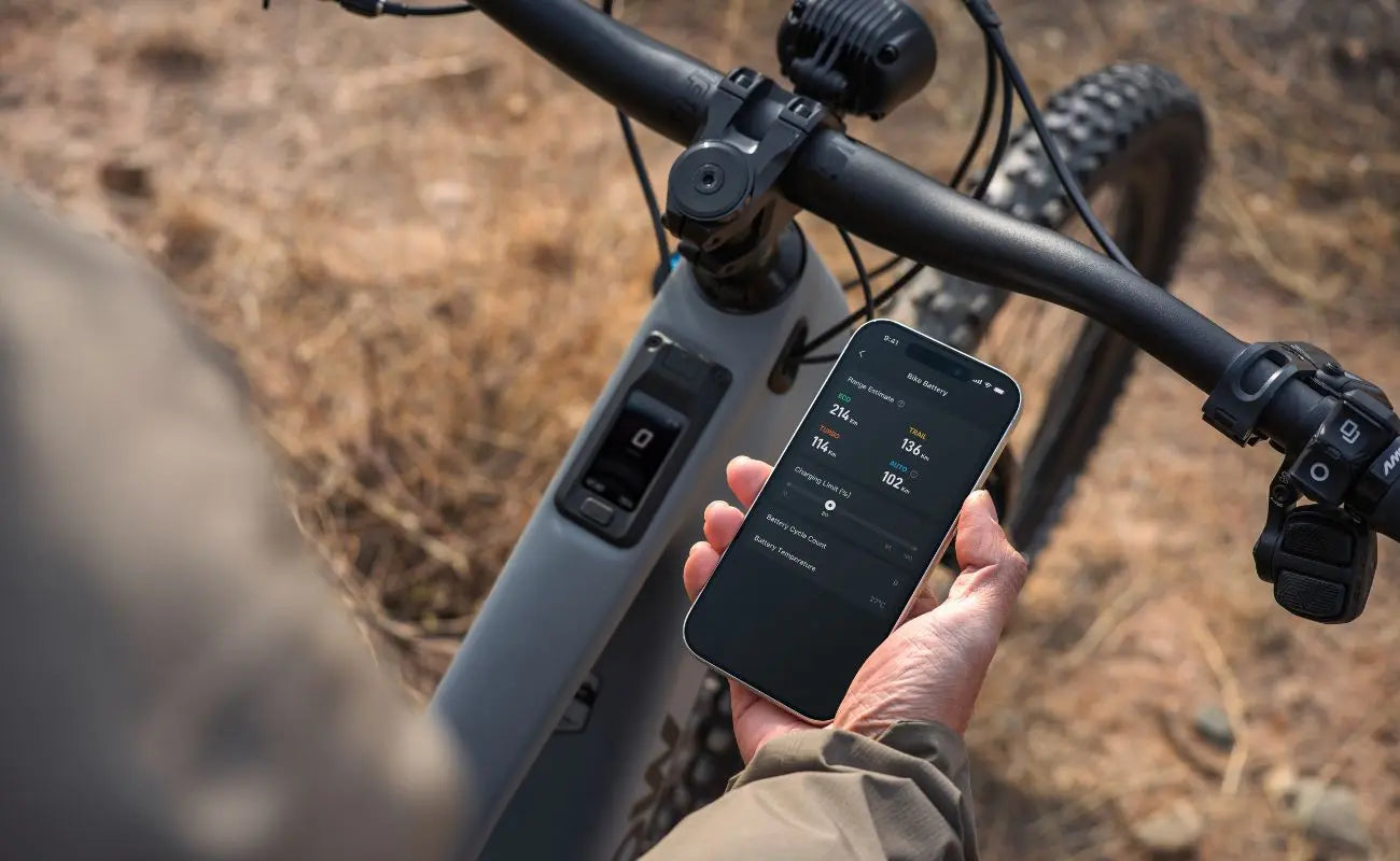 Amflow PR Carbon EMTB app connection | Electric Bikes Brisbane