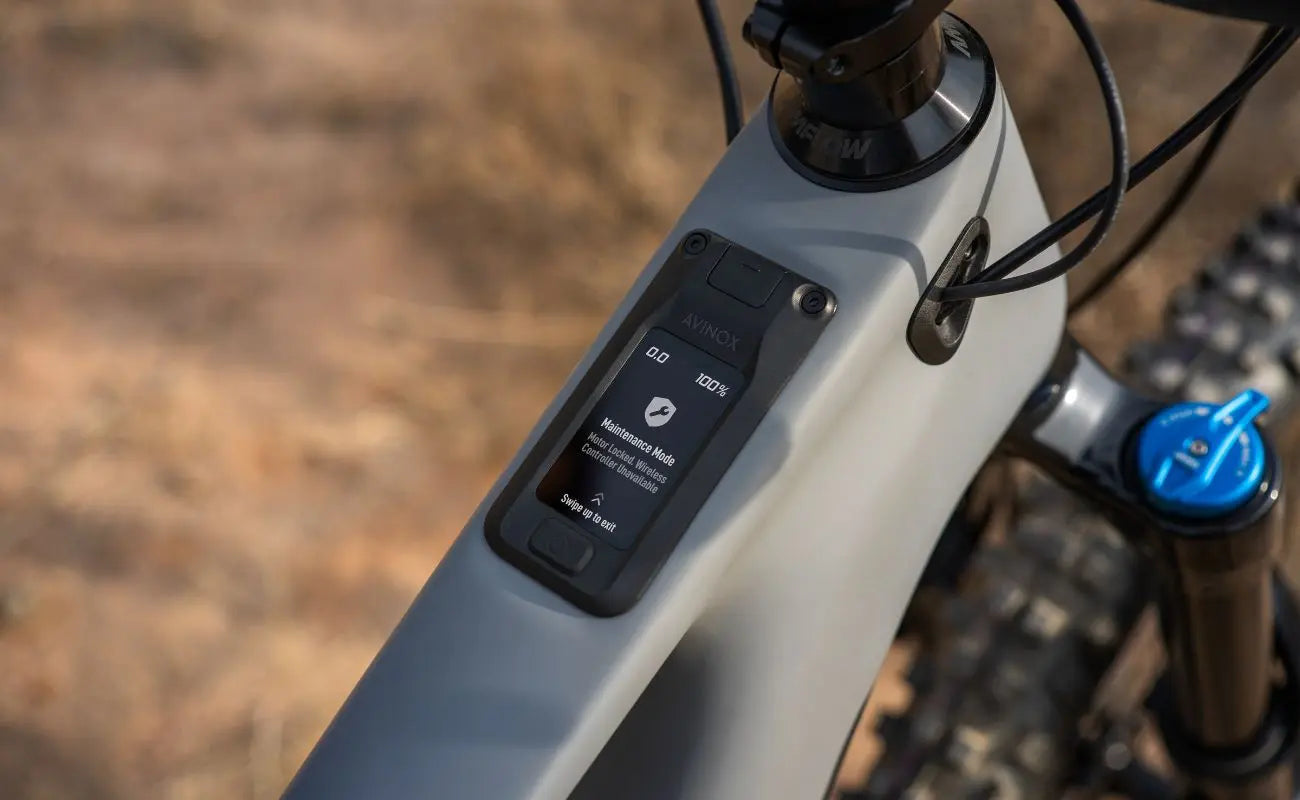 Amflow PR Carbon Pro EMTB Closeup display screen | Electric Bikes Brisbane