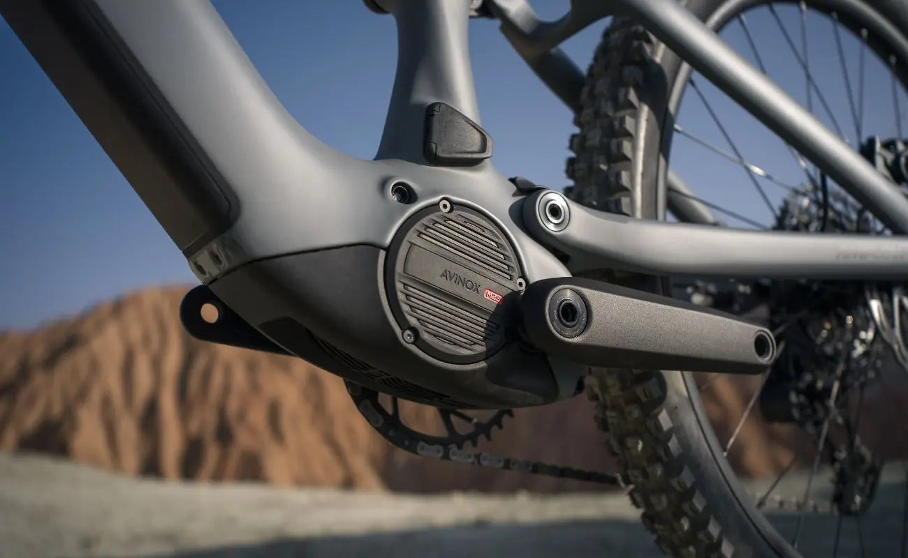 Amflow PR Carbon Pro EMTB in closeup gear | Electric Bikes Brisbane