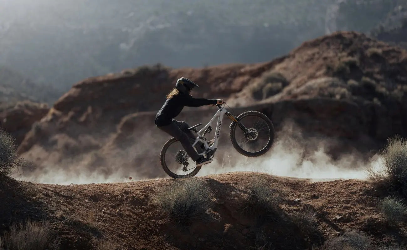 Amflow PX Carbon Pro EMTB in a mountain trail | Electric Bikes Brisbane