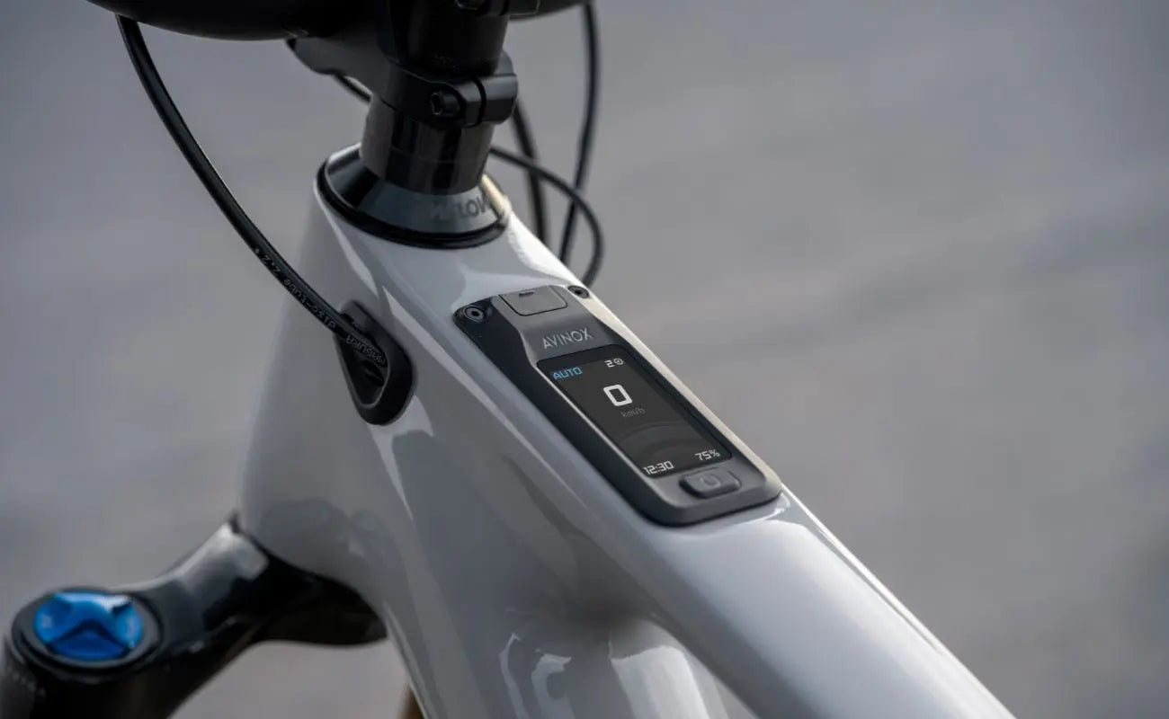 Amflow PX Carbon Pro EMTB close up avinox display | Electric Bikes Brisbane