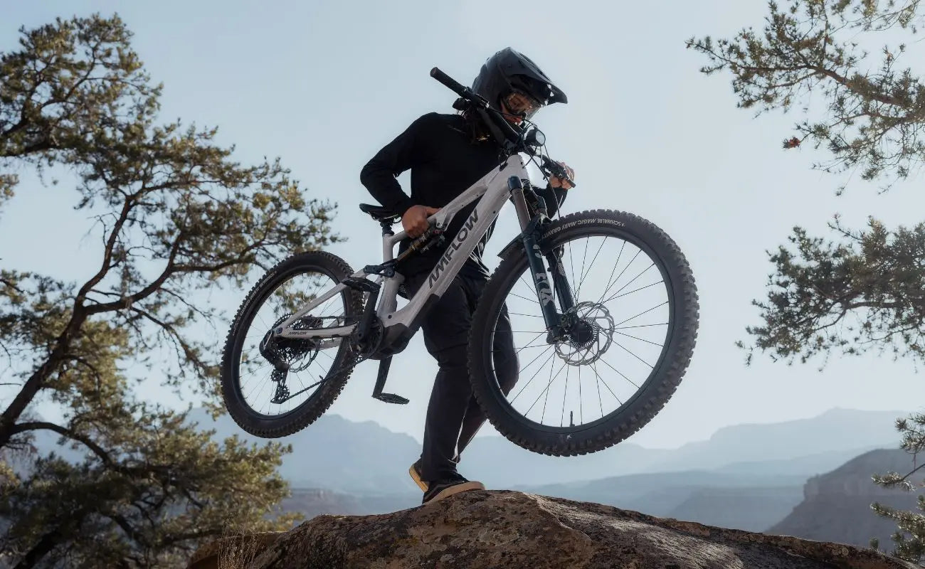 Amflow PX Carbon Pro EMTB being carried | Electric Bikes Brisbane