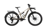 Amflow TL Carbon Silica Beige with front rack electric bike Brisbane