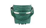 Basil Flair Carry All Rear Basket MIK, 22L, Green Side View | Electric Bikes Brisbane