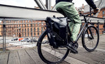 lifestyle shot of Ortlieb QL3.1 Backroller Free Single Pannier | Electric Bikes Brisbane