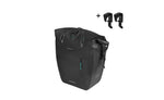 Basil Rivo L Single Pannier black waterproof bike bag with MIK Hooks