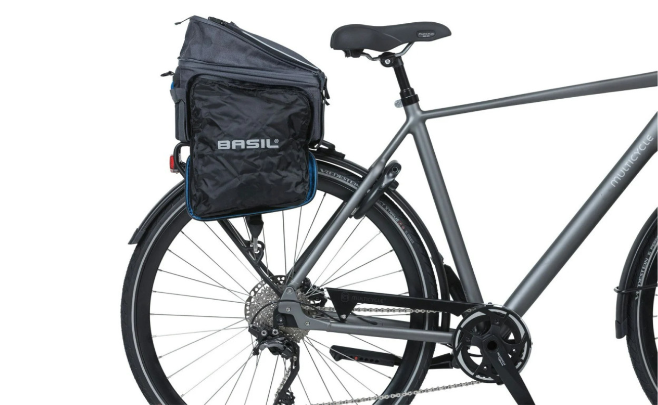 Basil Sport Design Trunkbag Strap side compartment | Electric Bikes Brisbane