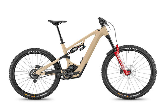 Moustache Clutch 160.9 Pinion eMTB, Dune Matt | Electric Bikes Brisbane