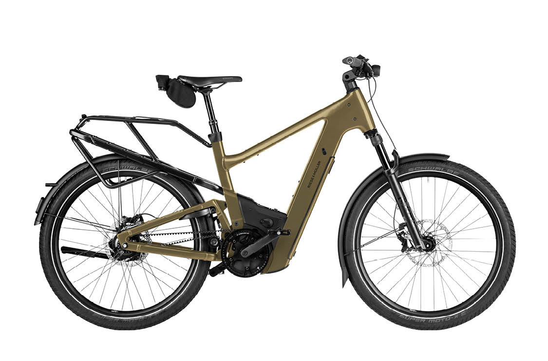 Riese & Muller Delite5 Rohloff ebike in amber | Electric Bikes Brisbane