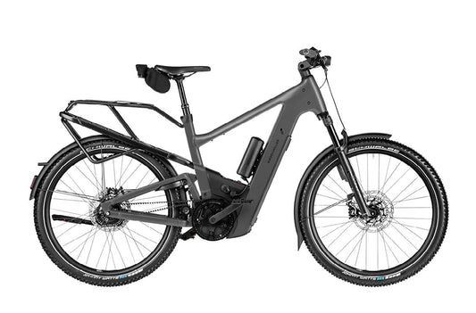 Riese & Muller Delite5 Rohloff ebike in stone grey with ABS and Bosch Powermore | Electric Bikes Brisbane