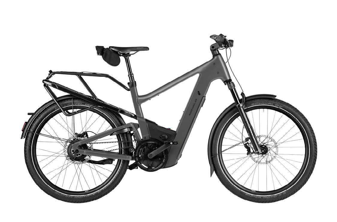 Riese & Muller Delite5 Vario electric bike in stone grey | Electric Bikes Brisbane