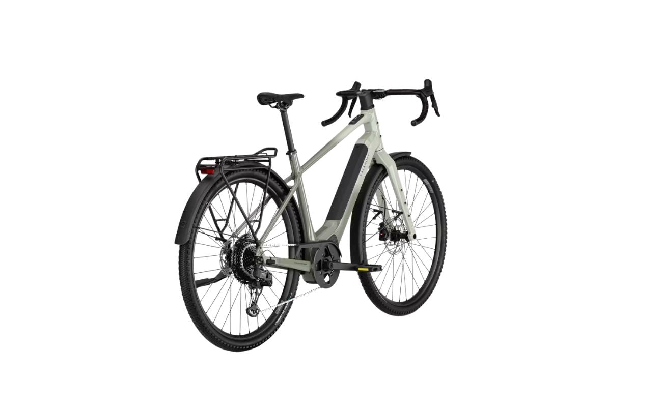 Kalkhoff Endeavour L Touring green electric bike rear three-quarter view Brisbane