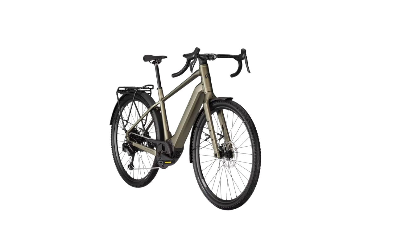 Kalkhoff Endeavour L Touring bronze electric bike front three-quarter view Brisbane