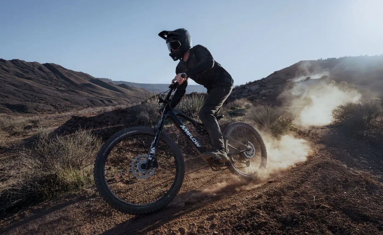 Amflow PX Carbon EMTB in mountain trail | Electric Bikes Brisbane