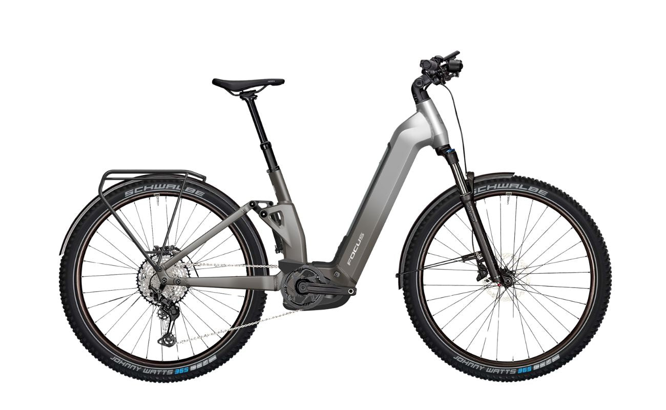 Focus Aventura2 FS 6.7 Wa E-Bike - Silver Variant | Electric Bikes Brisbane