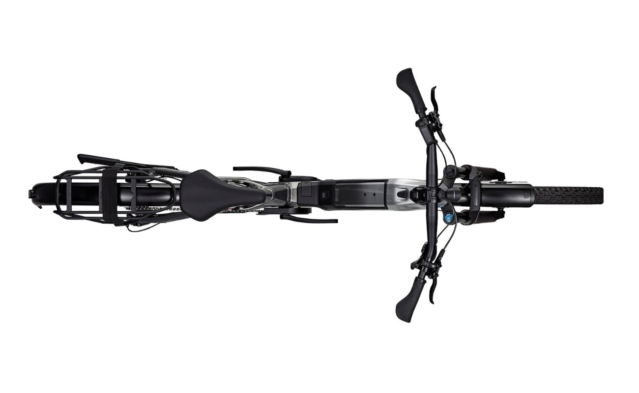 Focus Aventura2 FS 6.7 Wa E-Bike - Silver Top View  | Electric Bikes Brisbane