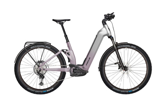 Focus Aventura2 FS 6.8 Wa E-Bike in Nepalsilver/Mauve Variant | Electric Bikes Brisbane