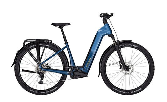 Focus F26 Aventura2 6.7 Wave E-Bike - Blue | Electric Bikes Brisbane