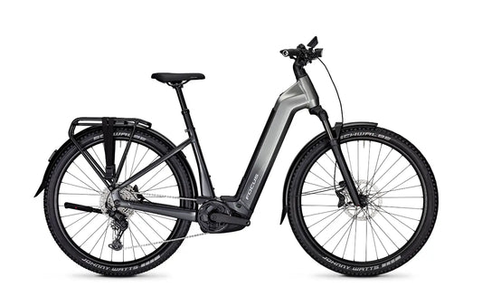 Focus F26 Aventura2 6.8 Wave 800Wh E-Bike, Steelgrey | Electric Bikes Brisbane