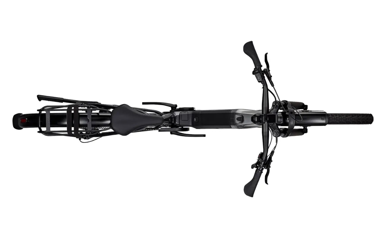 Focus F26 Aventura2 6.8 Wave 800Wh E-Bike, Steelgrey Top View | Electric Bikes Brisbane