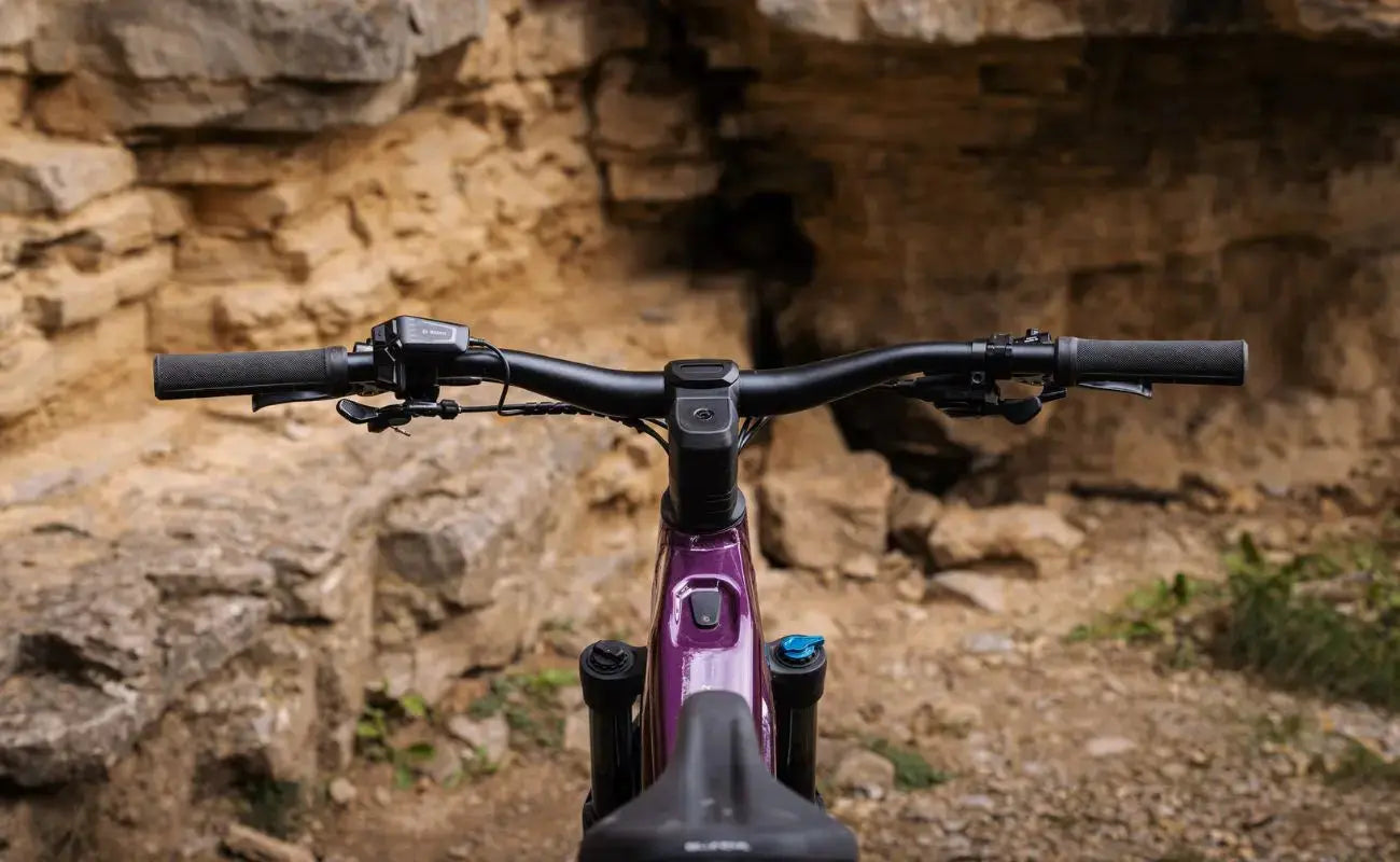 Focus F26 Jarifa2 6.7 Hardtail E-MTB Handlebar View | Electric Bikes Brisbane