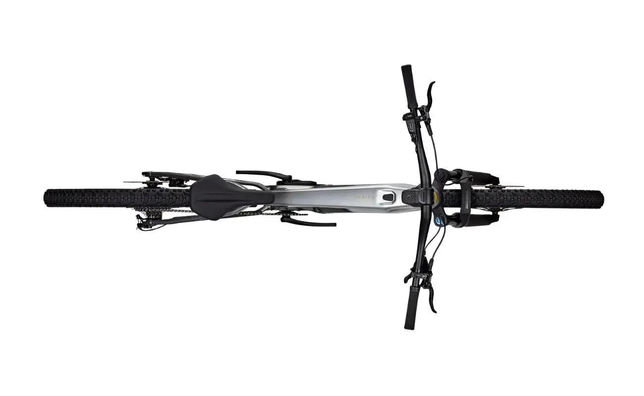 Focus F26 Jarifa2 6.7 Hardtail E-MTB, Silver Top View | Electric Bikes Brisbane