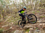 Focus Sam2 6.7 Electric Mountain Bike climbing on rocky trail | being tested by Flow Magazine