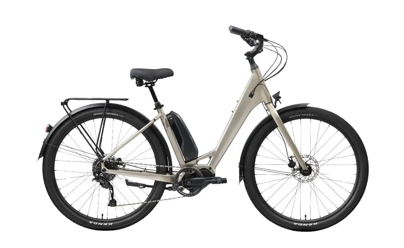 Norco Scene VLT Grey step-through electric bike side profile Brisbane
