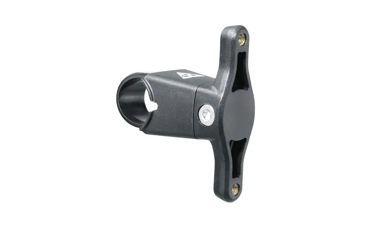 Black metal clamp on a white background | Electric Bikes Brisbane