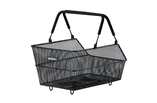 Basil Cento Rear Basket Black MIK