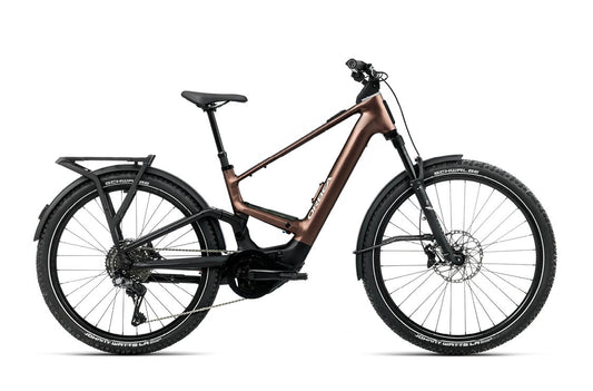 Orbea Muga 20 Electric Bike, Metallic Rust-Black | Electric Bikes Brisbane