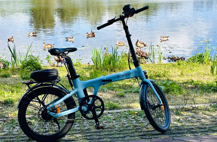 ADO Air 20 Lightweight Folding EBike | w Rear Rack | Electric Bikes Brisbane