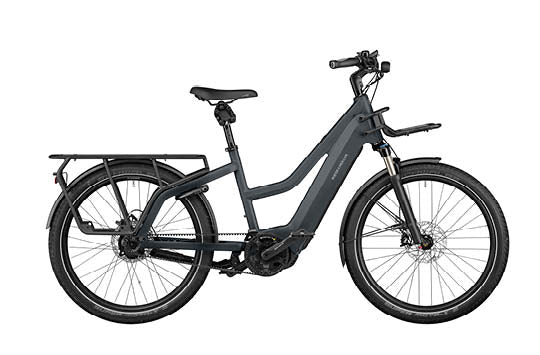 Riese & Muller Multicharger Mixte GT Vario 750 EBike, Utility Grey/Black Matt EBike | Electric Bikes Brisbane