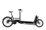 Riese & Muller Transporter2 85 Cargo EBike, Black with Boards EBike | Electric Bikes Brisbane